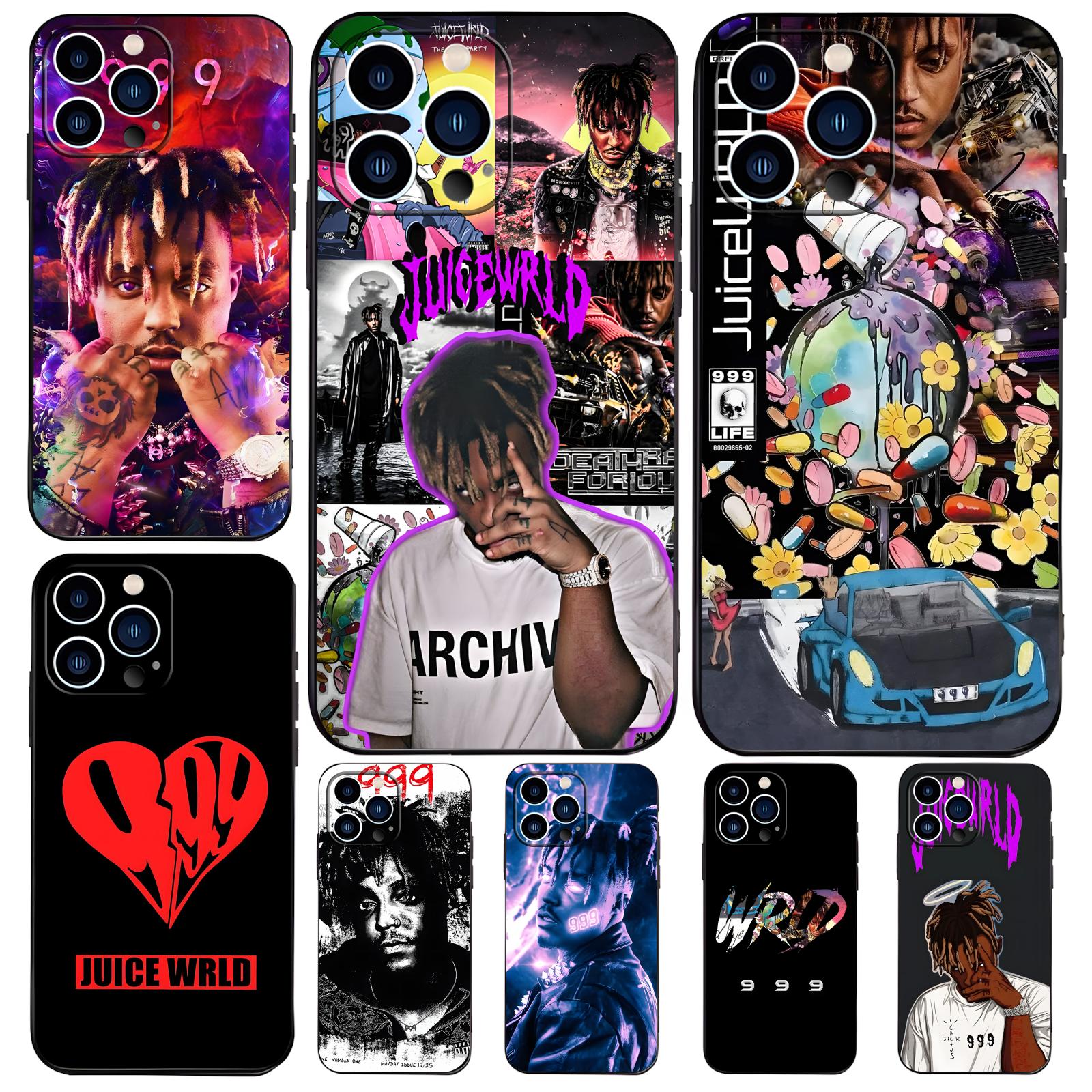 Phone Cases Iphone 13 - Capa de Celular Antichoque Macia Preta