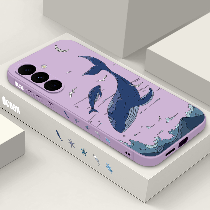 Capa de Telefone Baleias para  - Phone Cases Galaxy A16 5G avaliação e preço