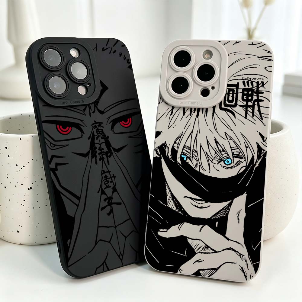 Capa de Silicone Macia Anime J - Phone Cases Jujutsu Kaisen avaliação e preço